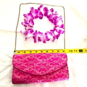 Vintage 1980s hot pink purse